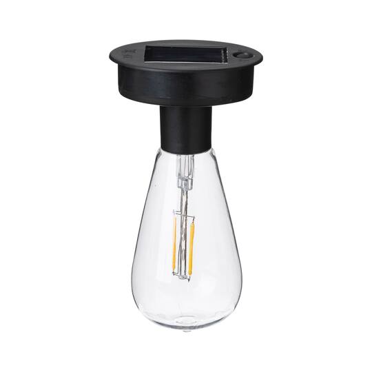 Glitzhome® 14" Metal Mesh Solar Powered Lantern with Stand
